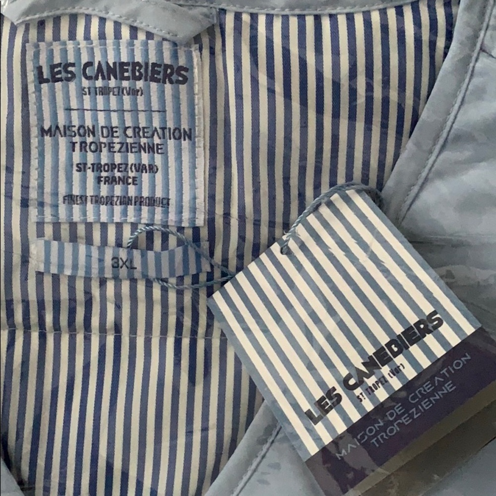 Only 1 Left! NWT π«π· Les Canebiers Collarless Puffer Vest - Picture 6 of 6